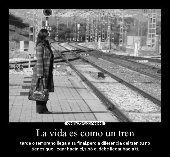 La vida es como un tren -