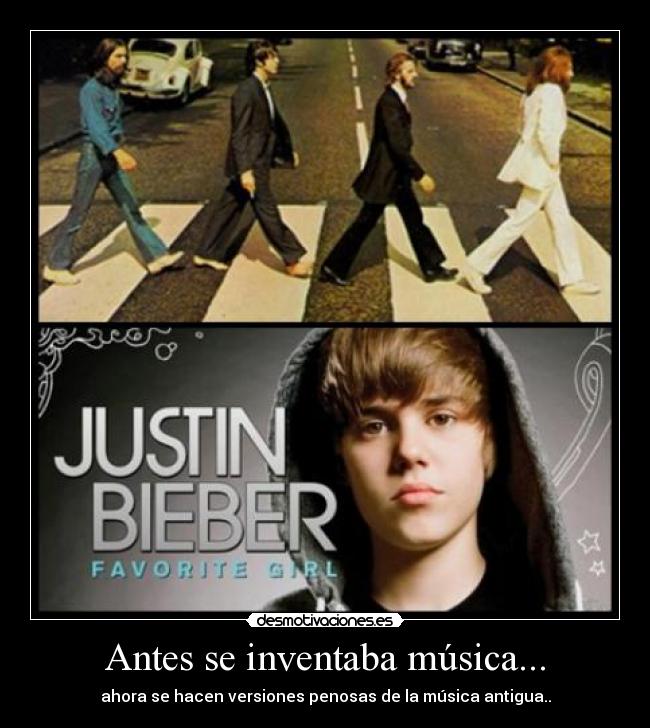 Antes se inventaba música... -