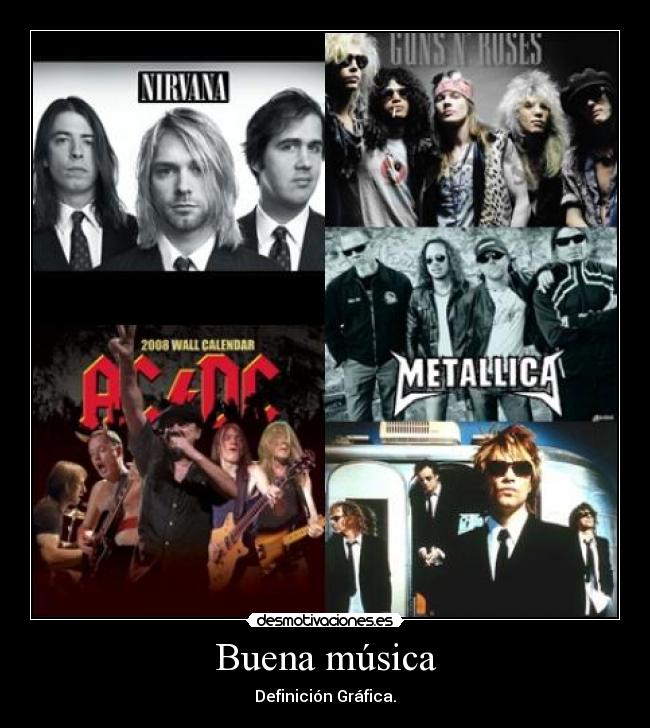Buena música - Definición Gráfica.