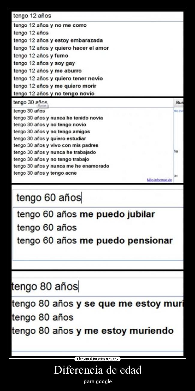 Diferencia de edad -