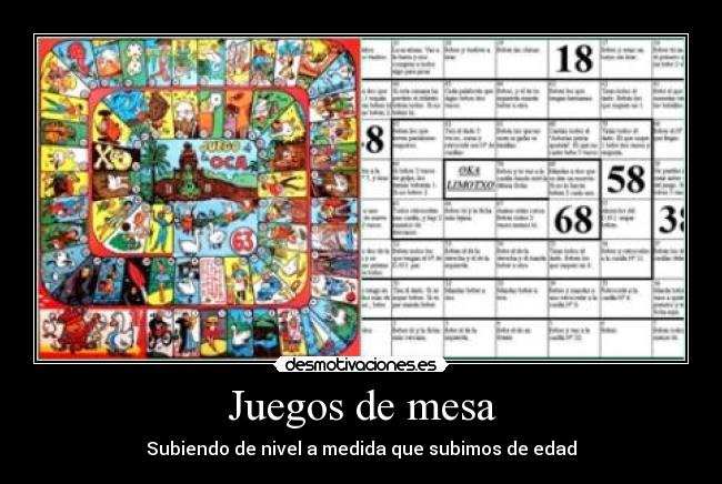 carteles juegos mesa oca ocalimocho desmotivaciones