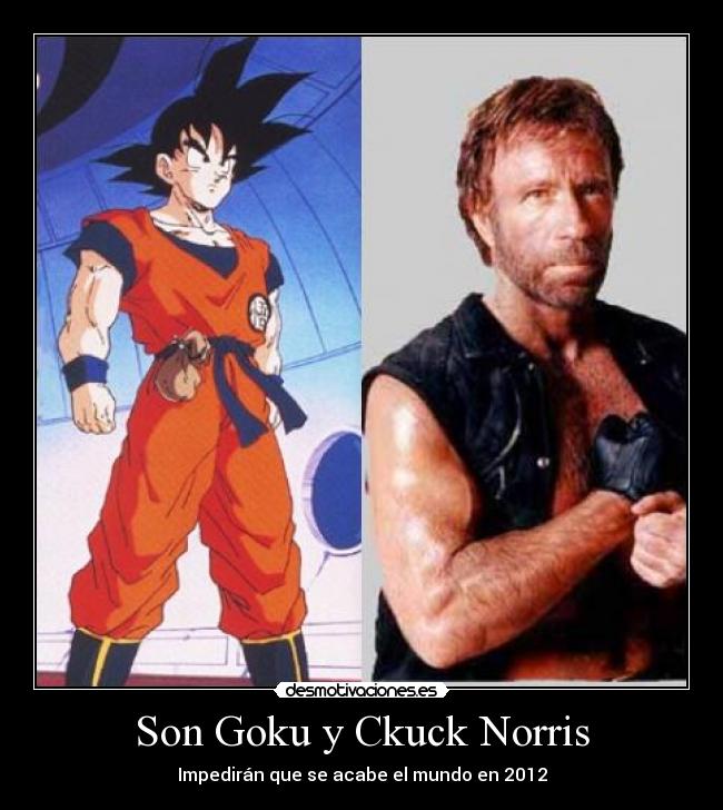 Son Goku y Ckuck Norris -