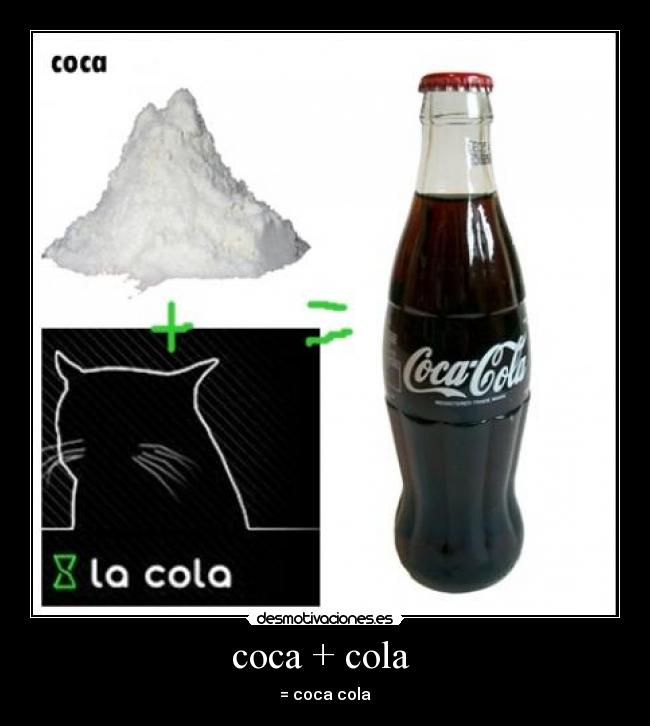 coca + cola  - = coca cola