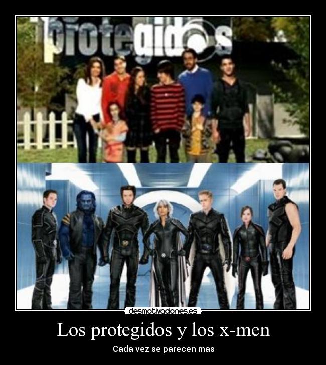 Los protegidos y los x-men -