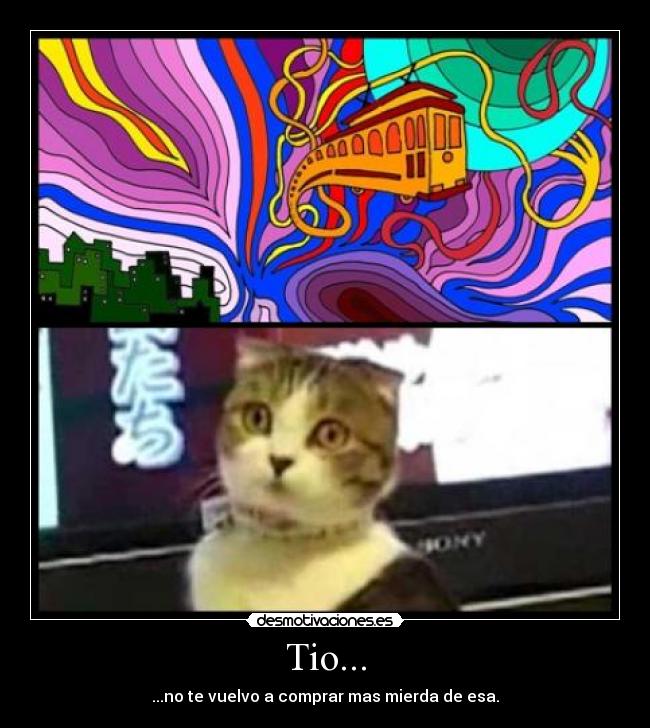 Tio... - ...no te vuelvo a comprar mas mierda de esa.
