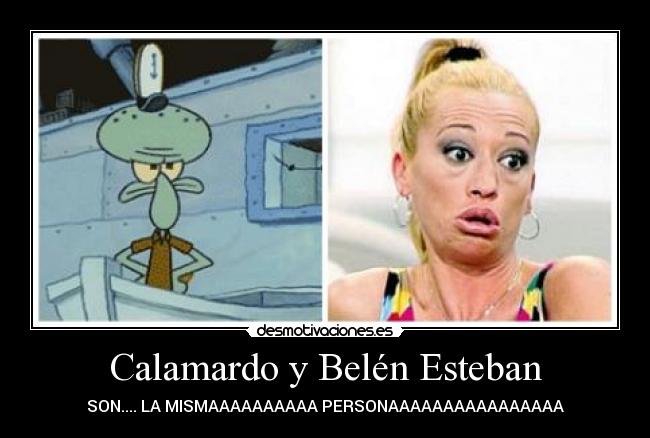 Calamardo y Belén Esteban - 