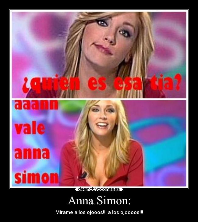 Anna Simon: -
