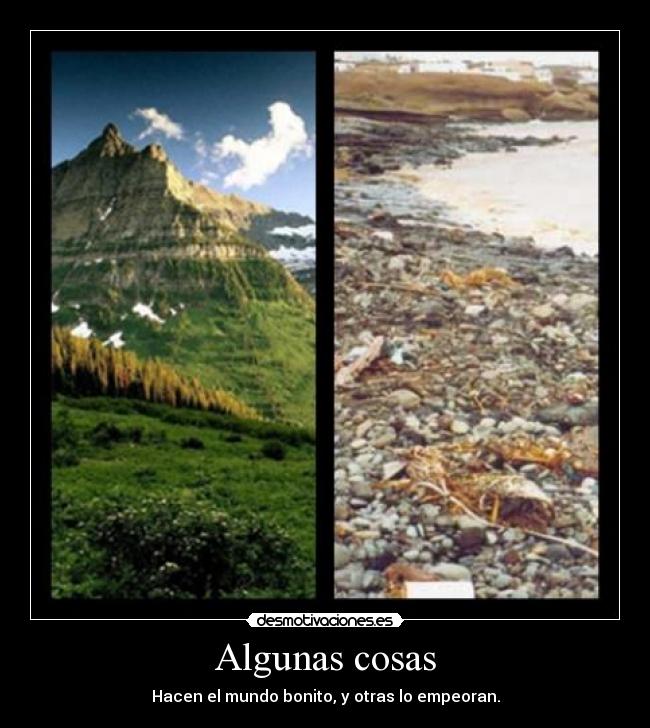Algunas cosas -