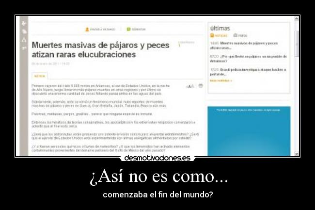 ¿Así no es como... - 