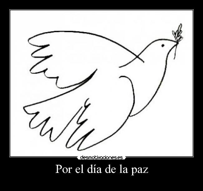 Por el día de la paz -