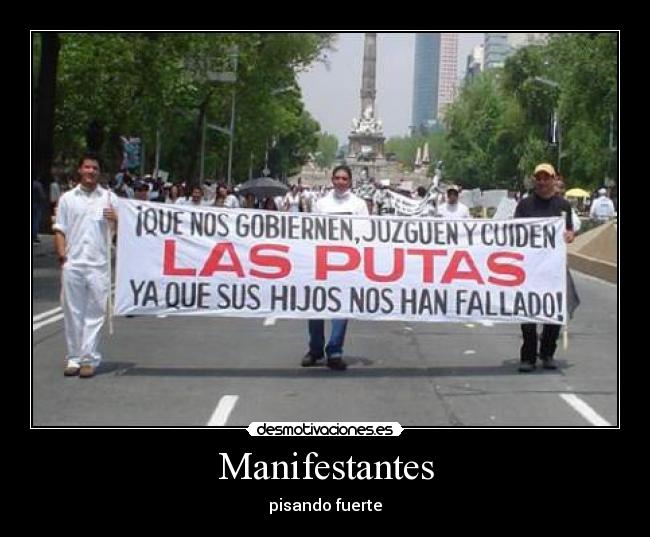 Manifestantes -