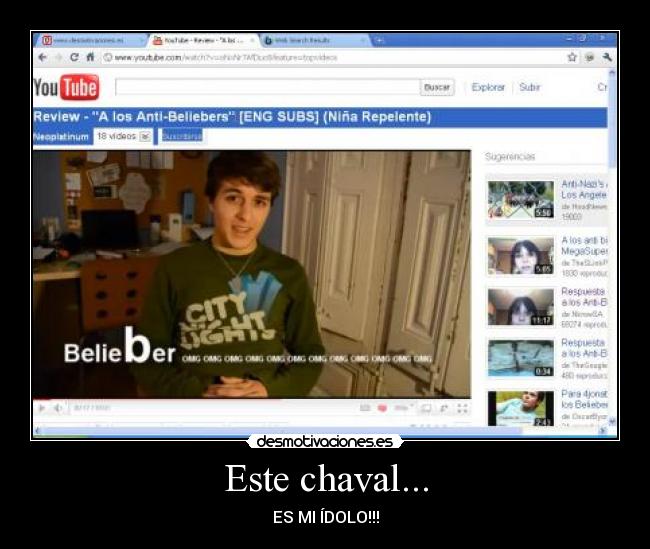 Este chaval... -