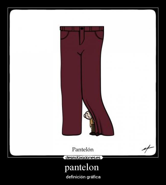 pantelon  - definición gráfica