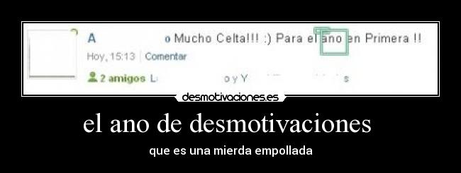 el ano de desmotivaciones -