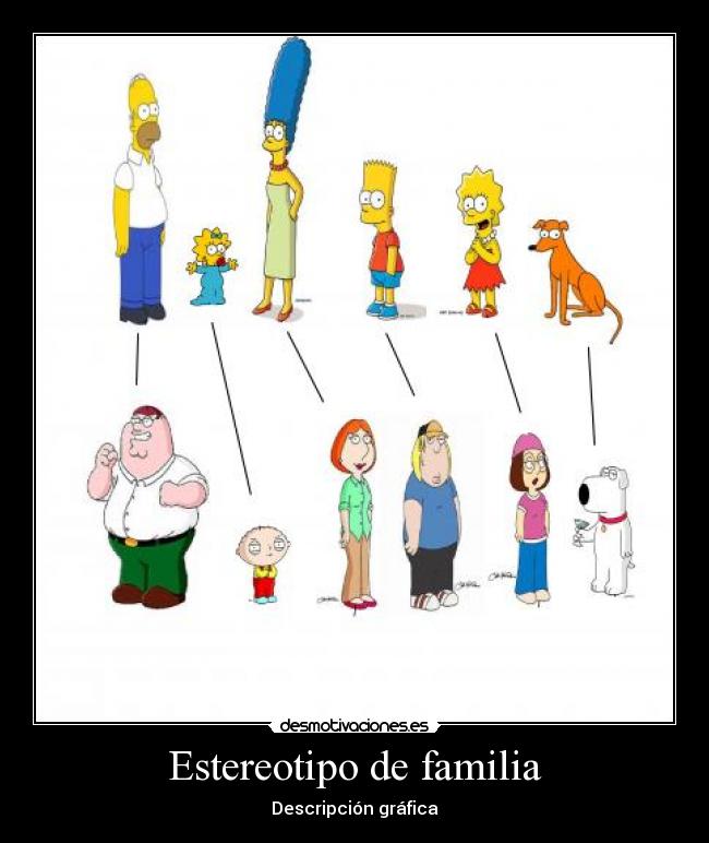 Estereotipo de familia - Descripción gráfica