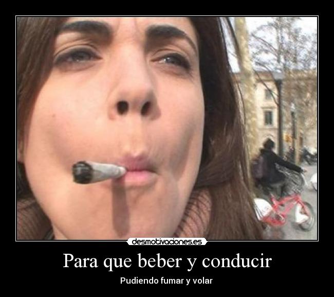 Para que beber y conducir -