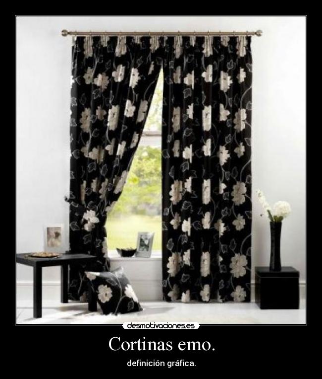 Cortinas emo. - definición gráfica.