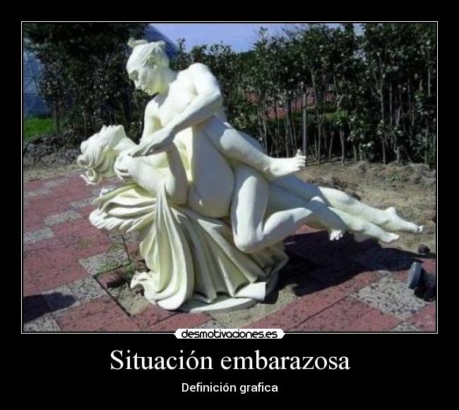 Situación embarazosa - Definición grafica