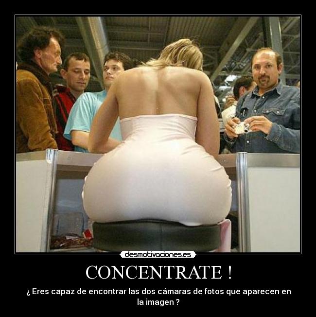 CONCENTRATE ! - ¿ Eres capaz de encontrar las dos cámaras de fotos que aparecen en la imagen ?
