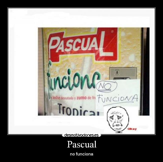 Pascual - no funciona