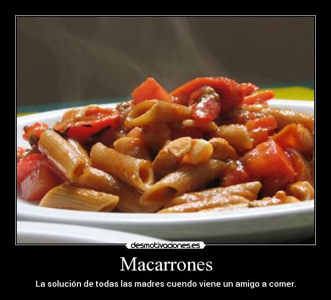 Macarrones -
