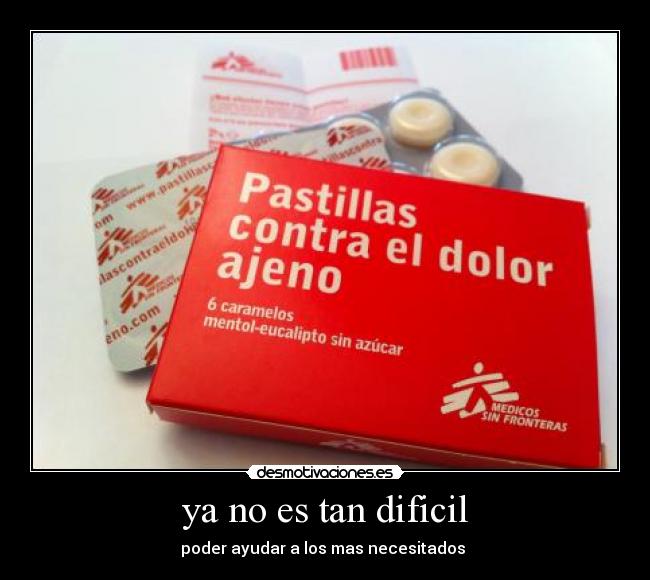 ya no es tan dificil -