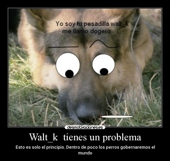Walt_k  tienes un problema - 