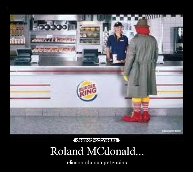 Roland MCdonald... - eliminando competencias
