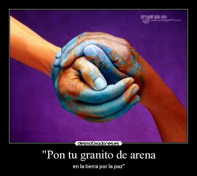 Pon tu granito de arena -