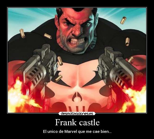 Frank castle - El unico de Marvel que me cae bien...