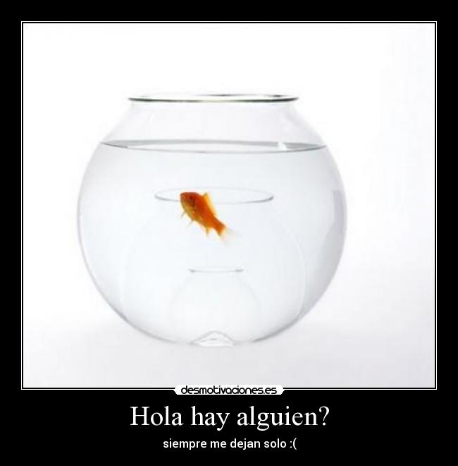 Hola hay alguien? - siempre me dejan solo :(