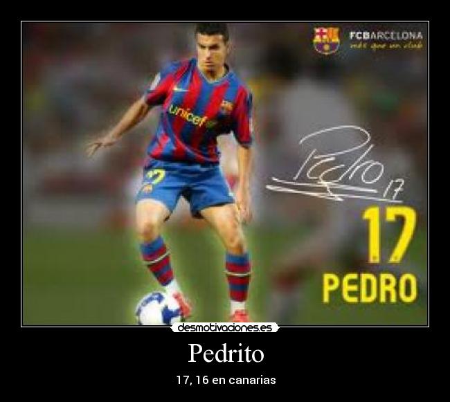 Pedrito - 17, 16 en canarias
