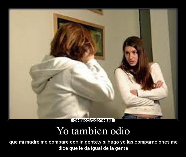 Yo tambien odio -