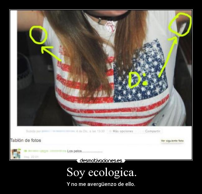 Soy ecologica. -