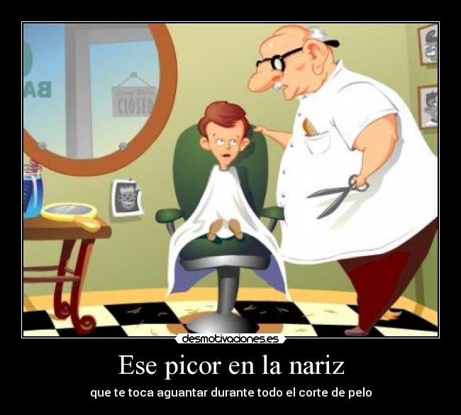 Ese picor en la nariz -