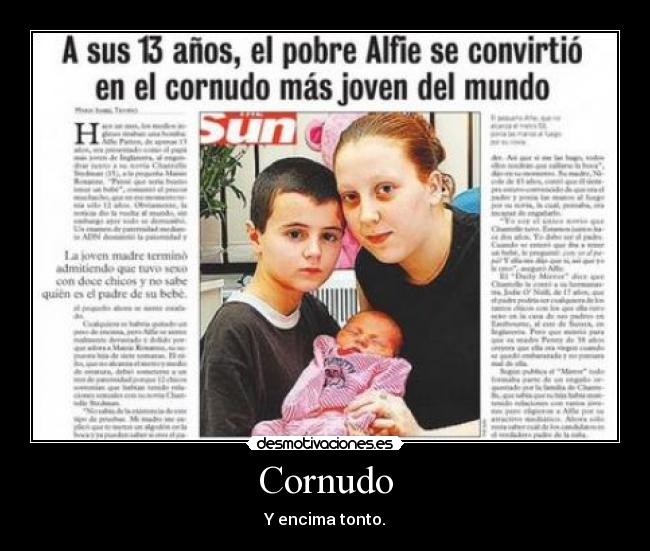 Cornudo - Y encima tonto.