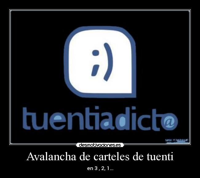 Avalancha de carteles de tuenti - 