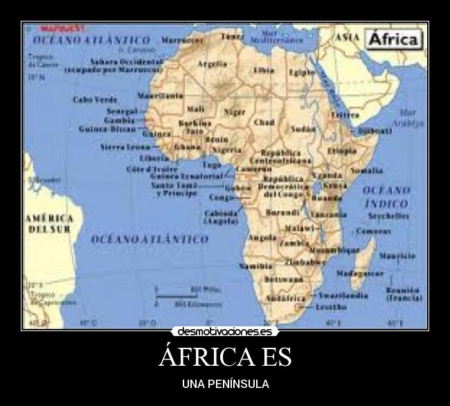 ÁFRICA ES - UNA PENÍNSULA