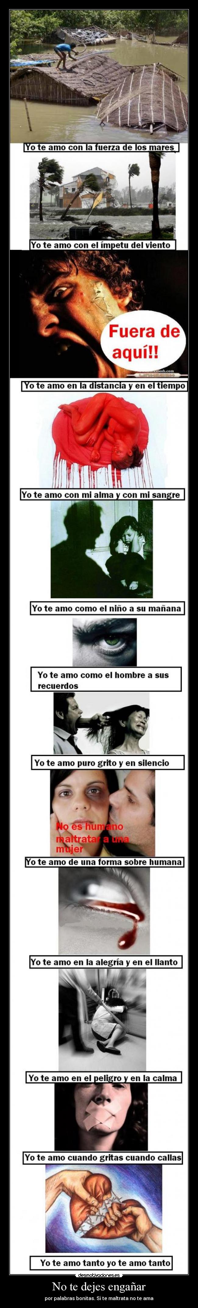 No te dejes engañar - 