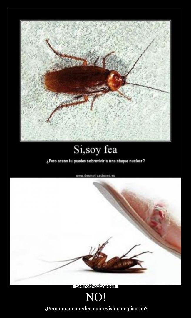 NO! - ¿Pero acaso puedes sobrevivir a un pisotón?