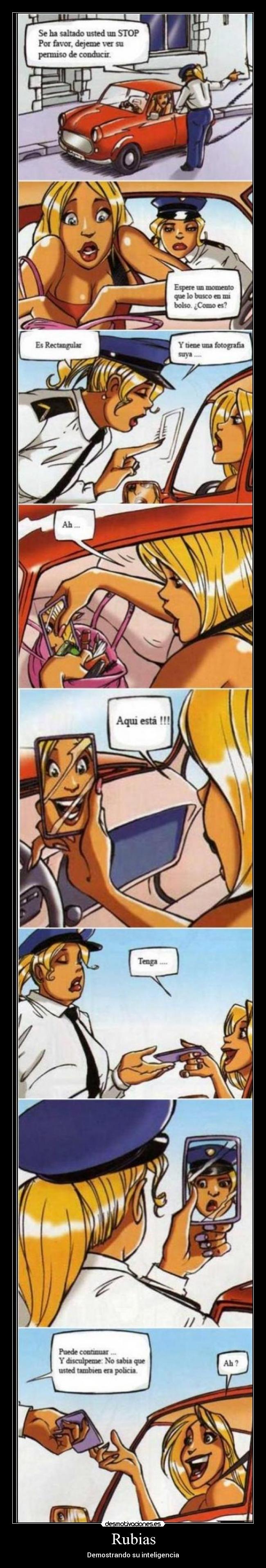 Rubias - Demostrando su inteligencia