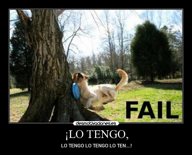 ¡LO TENGO, -