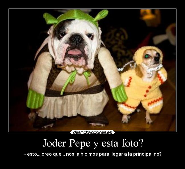 Joder Pepe y esta foto? - 