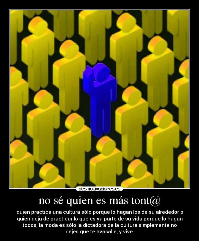 no sé quien es más tont@ - 