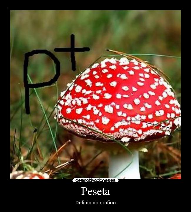 Peseta - Definición gráfica