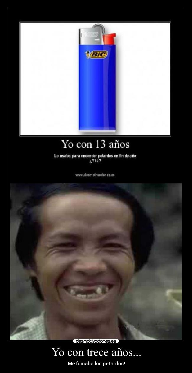 Yo con trece años... - 