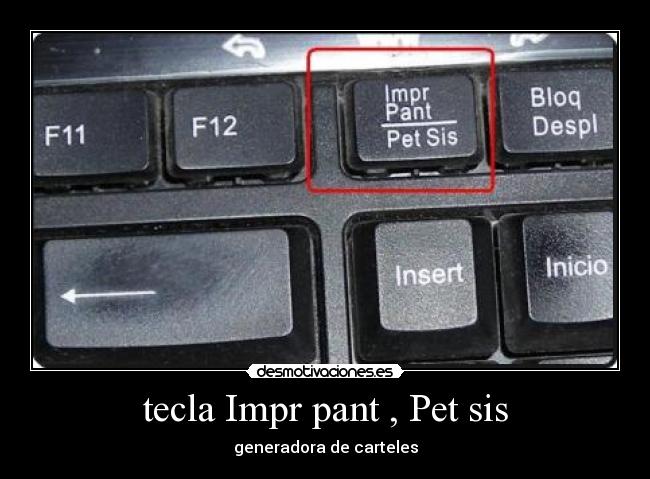 tecla Impr pant , Pet sis -