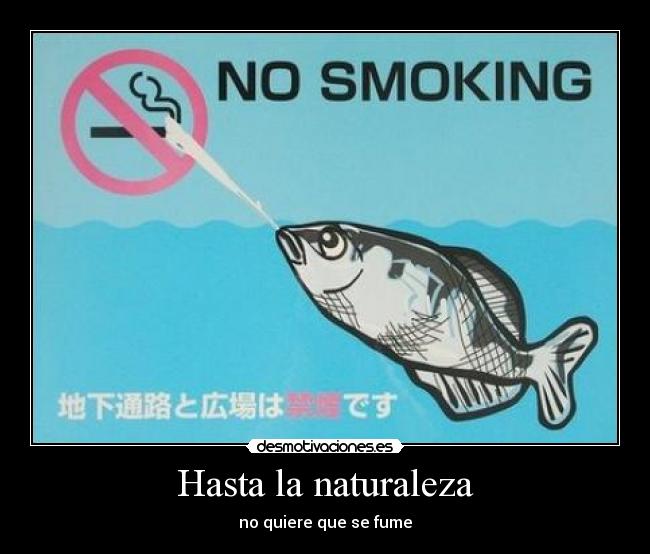 Hasta la naturaleza -