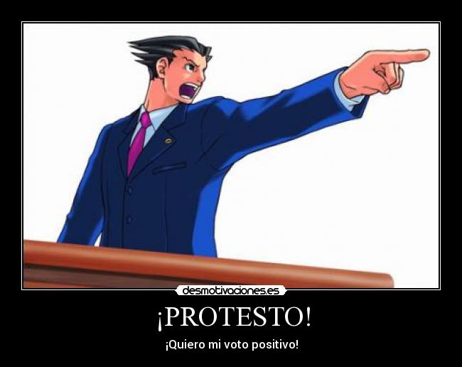 ¡PROTESTO! -