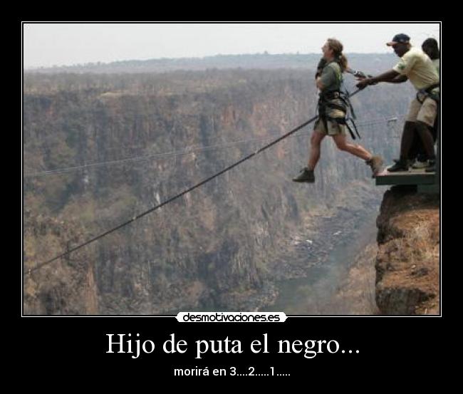 carteles muerte negro miedo caerse morir desmotivaciones